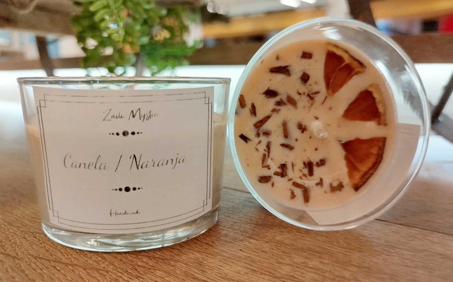 Vela Canela/Naranja